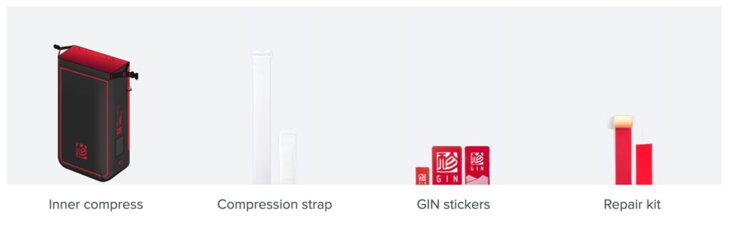 Lieferumfang Gin Bandit 2